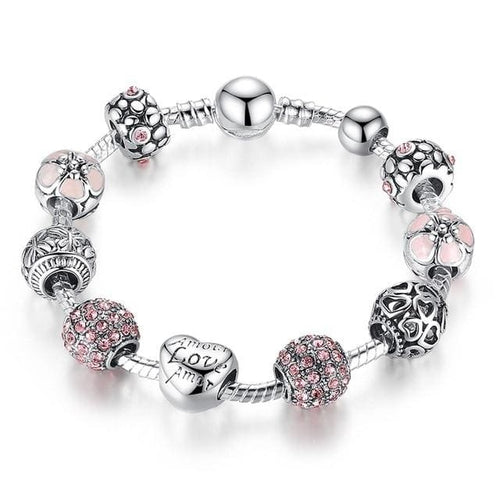 Amor Antique Silver Bracelet for Women - A / 20cm