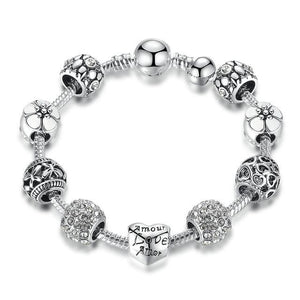 Amor Antique Silver Bracelet for Women - B / 20cm