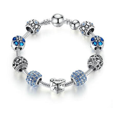 Load image into Gallery viewer, Amor Antique Silver Bracelet for Women - D / 20cm