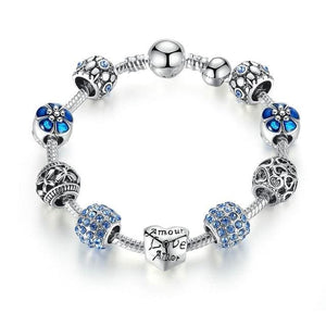 Amor Antique Silver Bracelet for Women - D / 20cm
