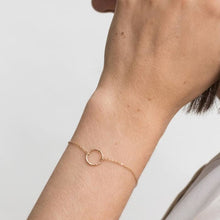 Load image into Gallery viewer, Circle Thin Chain Bracelet for Women