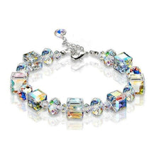 Load image into Gallery viewer, Crystal Cubes Bracelet for Women - A