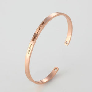 Custom Engraved Bangle for Men and Women