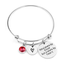 Load image into Gallery viewer, Friendship Heart Stone Bracelet for Women - A