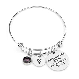 Friendship Heart Stone Bracelet for Women - B