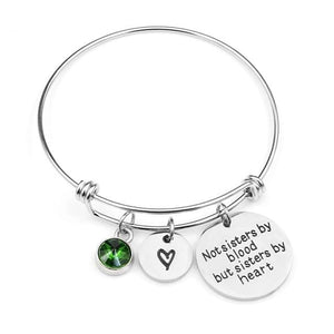 Friendship Heart Stone Bracelet for Women - H