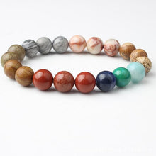 Load image into Gallery viewer, Galaxy Crystal Beads Bracelet for Men and Women - 10mm Polished Stone