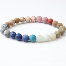 Load image into Gallery viewer, Galaxy Crystal Beads Bracelet for Men and Women - 8mm Matte Stone