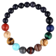 Load image into Gallery viewer, Galaxy Crystal Beads Bracelet for Men and Women - Blue Sand 6-8mm