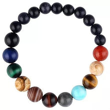 Load image into Gallery viewer, Galaxy Crystal Beads Bracelet for Men and Women - Blue Sand 8-10mm