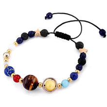 Load image into Gallery viewer, Galaxy Crystal Beads Bracelet for Men and Women - Lava Knotted Style