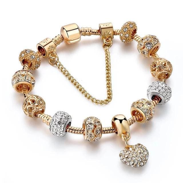 Heart Charm Bracelet For Women