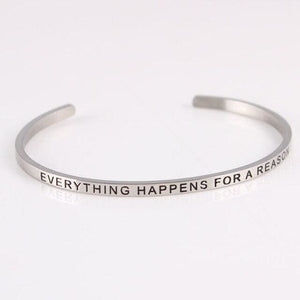 Inspirational Quote Bangle for Women