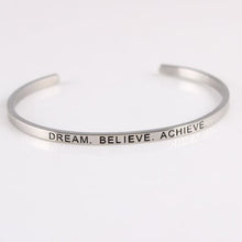 Load image into Gallery viewer, Inspirational Quote Bangle for Women - H