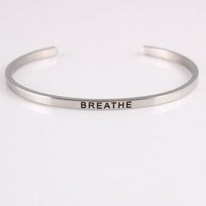 Inspirational Quote Bangle for Women - K