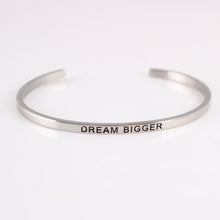 Load image into Gallery viewer, Inspirational Quote Bangle for Women - M