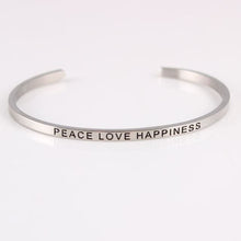 Load image into Gallery viewer, Inspirational Quote Bangle for Women - N