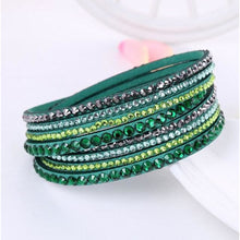 Load image into Gallery viewer, Multi-layer Stones Womens Bracelet - Green