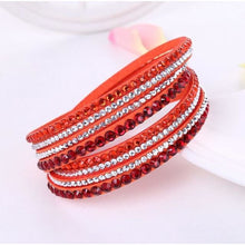 Load image into Gallery viewer, Multi-layer Stones Womens Bracelet - Orange