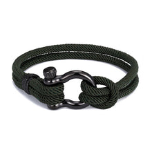 Load image into Gallery viewer, Anchor Cord Rope Bracelet for Men and Women