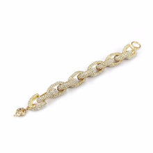 Load image into Gallery viewer, Rhinestone Paved Link Bracelet for Women