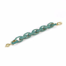 Load image into Gallery viewer, Rhinestone Paved Link Bracelet for Women