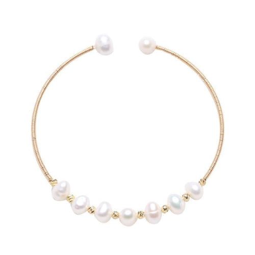 Semi-precious Pearls Bangle for Women