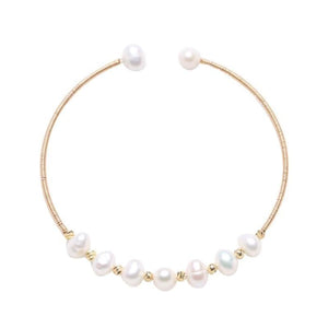 Semi-precious Pearls Bangle for Women