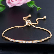 Load image into Gallery viewer, Silver Rose Gold and Gold Slim Bracelet For Women - Gold