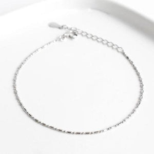 Sterling Silver Basic Bracelet for Women - Silver