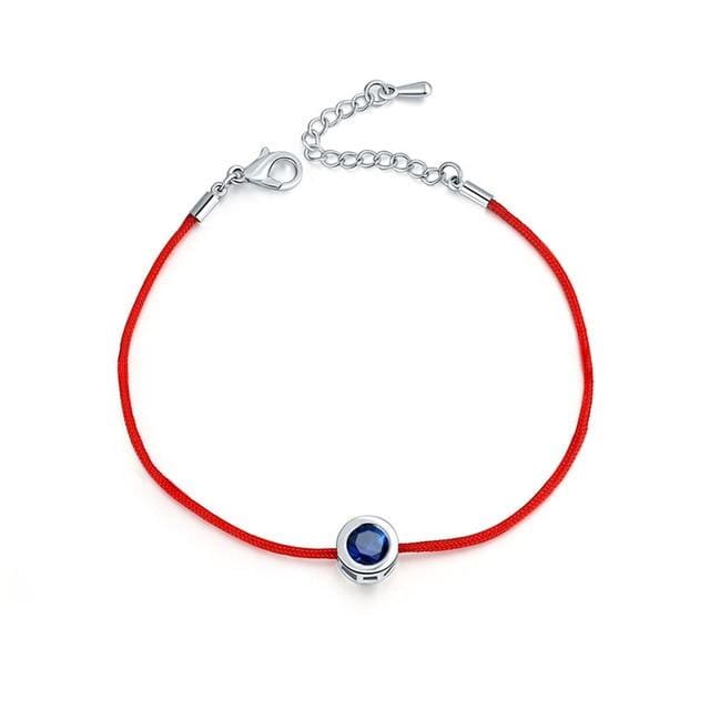 Stone And Rope Bracelet for Women - Dark Blue