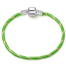 Load image into Gallery viewer, Textured Metallic Heart or Cube Bracelet for Women - K / 20cm