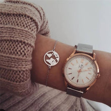 Load image into Gallery viewer, Travel World Map Bracelet for Women