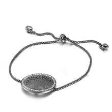 Load image into Gallery viewer, Tree of Life Bracelet for Women - Gun Black