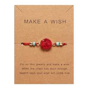 Ultra-slim Lucky Stone Wish Bracelet for Women - 1