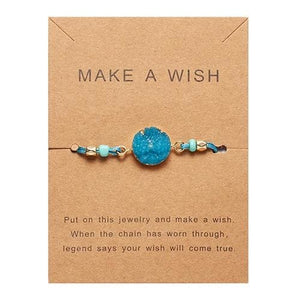 Ultra-slim Lucky Stone Wish Bracelet for Women - 2