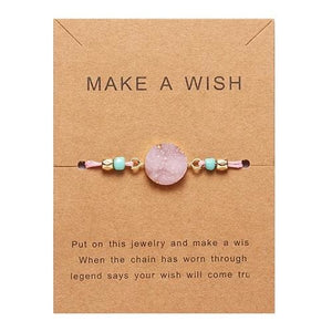 Ultra-slim Lucky Stone Wish Bracelet for Women - 3