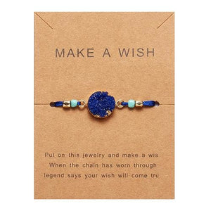 Ultra-slim Lucky Stone Wish Bracelet for Women - 4