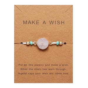 Ultra-slim Lucky Stone Wish Bracelet for Women - 5