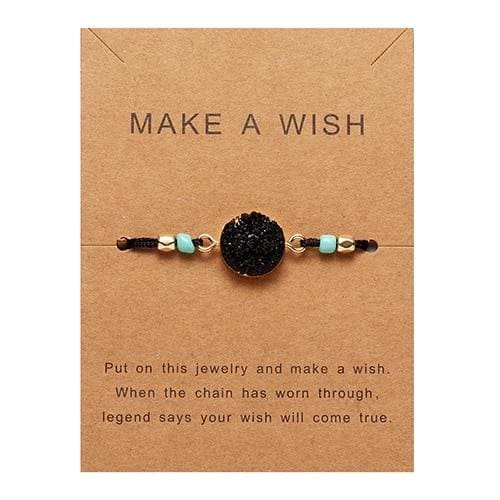 Ultra-slim Lucky Stone Wish Bracelet for Women - 6