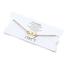 Load image into Gallery viewer, Ultra-slim One-letter Metallic Bracelet for Women - A