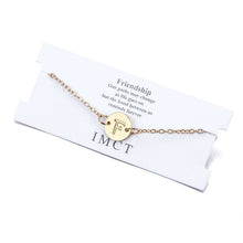 Load image into Gallery viewer, Ultra-slim One-letter Metallic Bracelet for Women - F