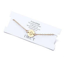 Load image into Gallery viewer, Ultra-slim One-letter Metallic Bracelet for Women - O