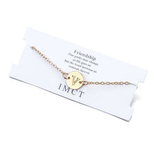 Load image into Gallery viewer, Ultra-slim One-letter Metallic Bracelet for Women - V