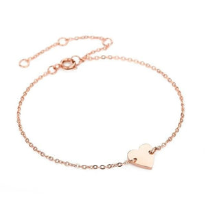 Ultra-thin Steel Silver Gold Rose Gold Womens Bracelet - E