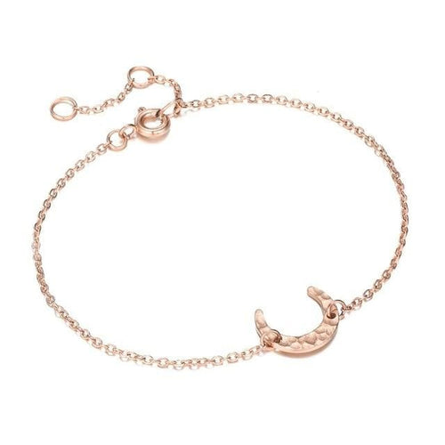 Ultra-thin Steel Silver Gold Rose Gold Womens Bracelet - J