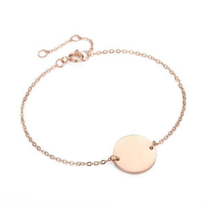 Ultra-thin Steel Silver Gold Rose Gold Womens Bracelet - K