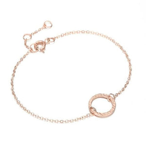 Ultra-thin Steel Silver Gold Rose Gold Womens Bracelet - N