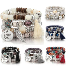Load image into Gallery viewer, Vintage Crystal Bracelet Set for Women