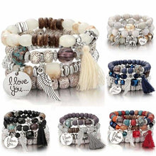 Load image into Gallery viewer, Vintage Crystal Bracelet Set for Women